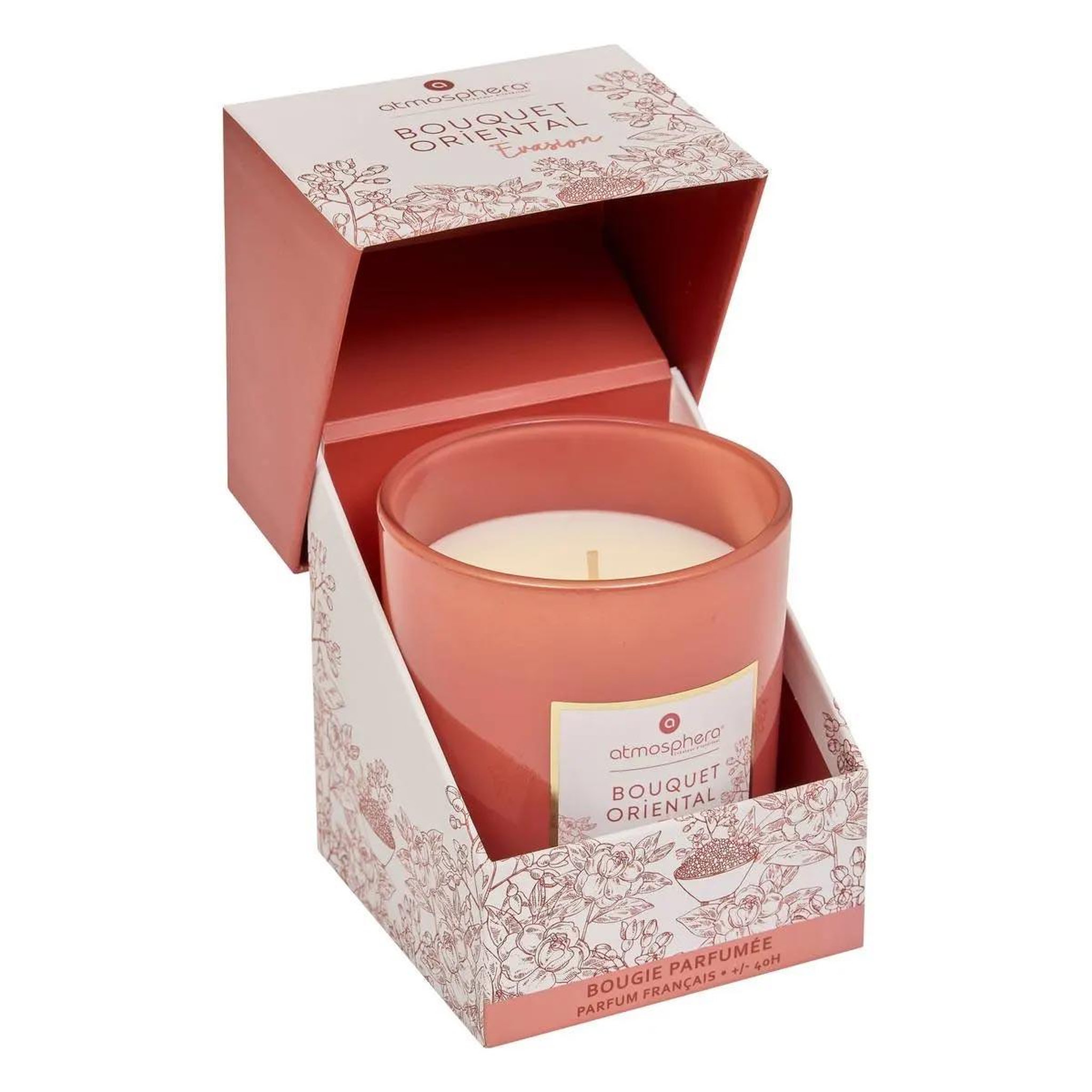 Voir la diapositive 2 : COMPTOIR DE LA BOUGIE Bougie parfumée  mael  190g bouquet oriental