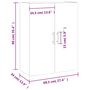 Voir la diapositive 6 : VIDAXL Armoire murale gris beton 69,5x34x90 cm