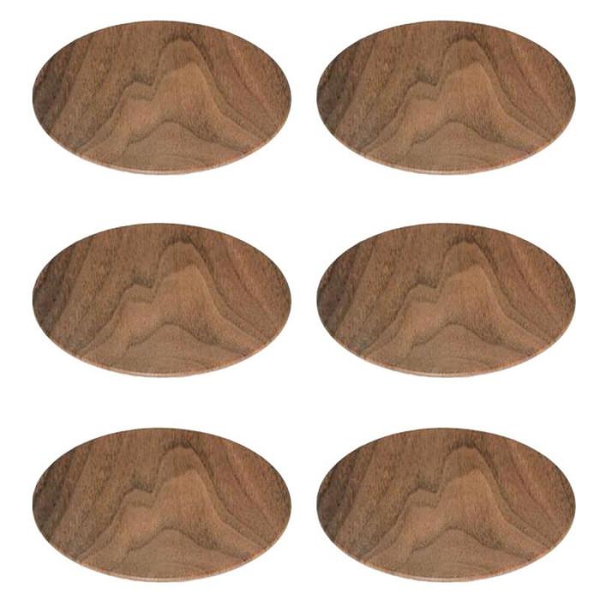 Voir la diapositive 3 : SECRET DE GOURMET Lot de 6 assiettes à dessert  mood  20cm naturel