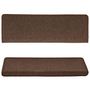 Voir la diapositive 4 : VIDAXL Tapis d'escalier 15 pcs 65x21x4 cm Marron