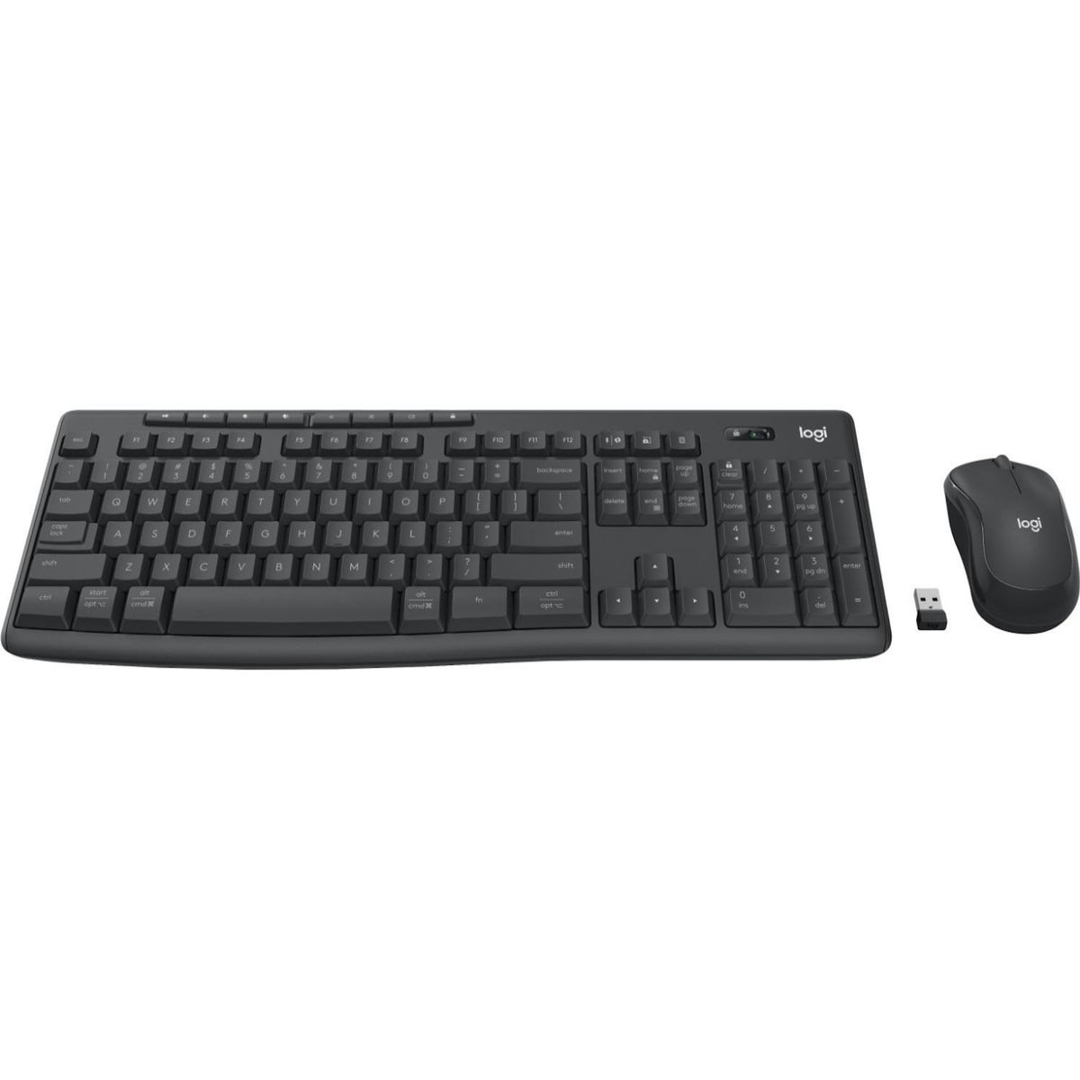 Logitech Logitech MK370 Combo for Business clavier Souris incluse RF sans fil + Bluetooth QWERTY Italien Graphite