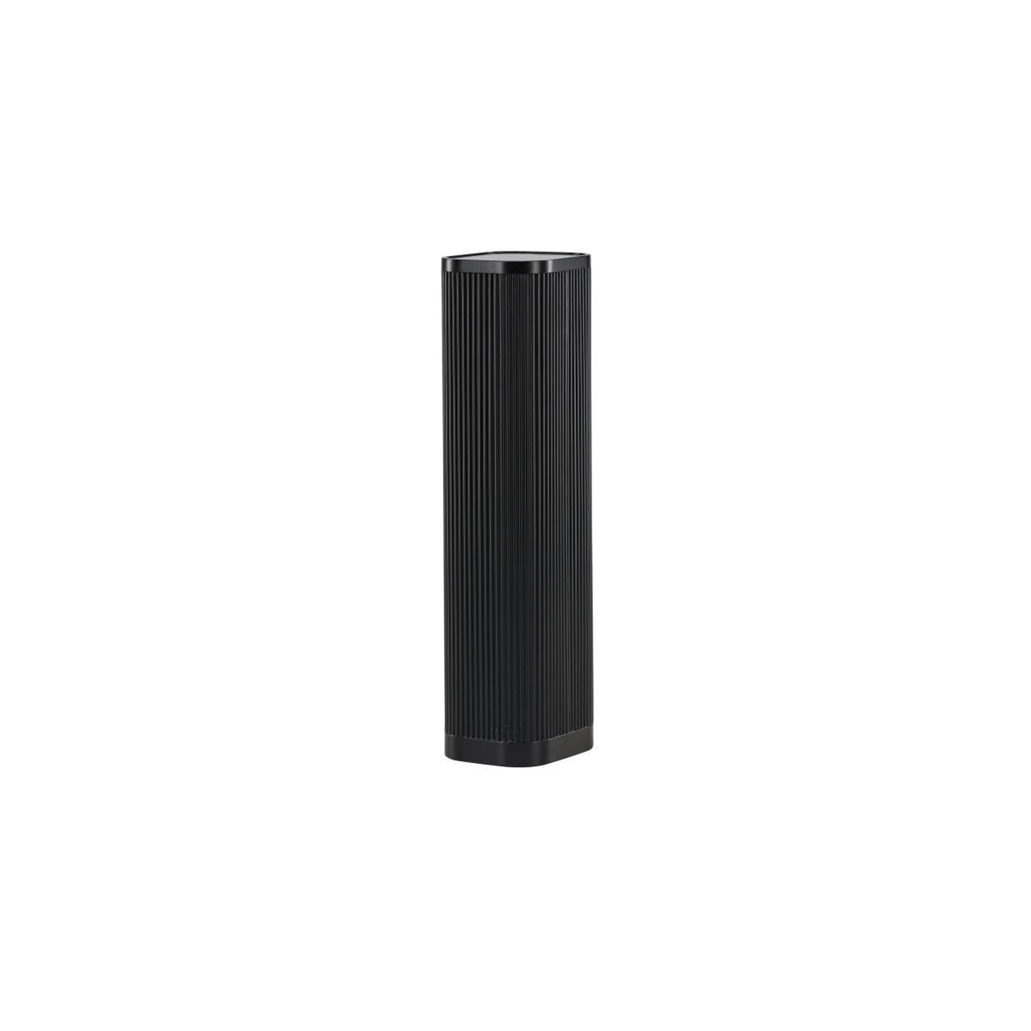 Voir la diapositive 3 : Paris Prix Sellette déco nervurée  lenox  100cm noir