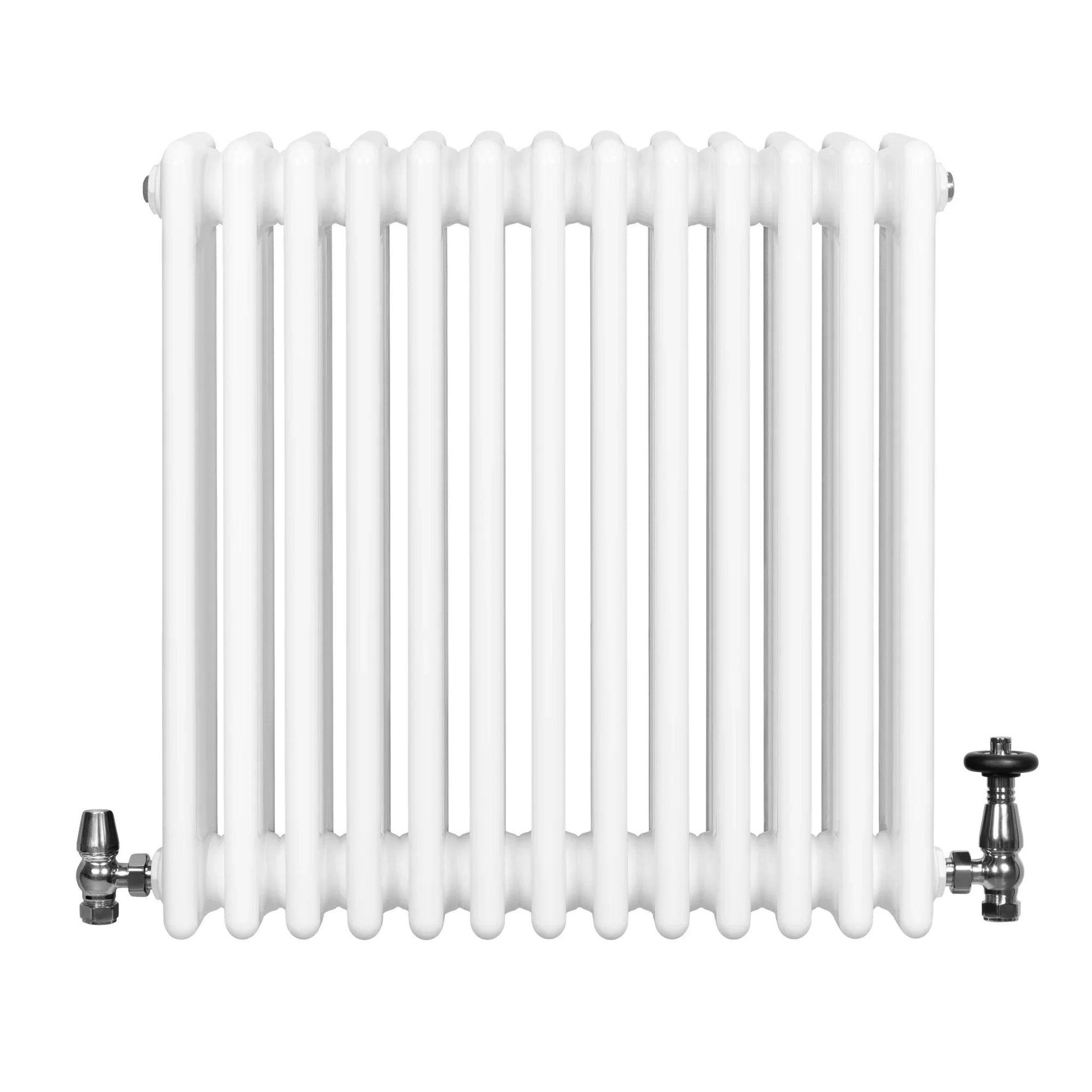 Voir la diapositive 2 : MONSTERSHOP Radiateur traditionnel à 4 colonnes & vannes - 600 x 605 mm