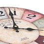 Voir la diapositive 4 : VIDAXL Horloge murale vintage Coloree 30 cm