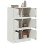 Voir la diapositive 4 : VIDAXL Buffet blanc 67x39x107 cm acier