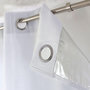 Voir la diapositive 4 : TOILINUX Voilage thermique isolant CLEA - 140 x 240 cm - Blanc