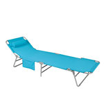 SOBUY SoBuy - Chaise Longue Pliable - Fonctionnel - OGS35. Coloris disponibles : Noir, Beige, Bleu