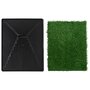 Voir la diapositive 5 : VIDAXL Tapis pour animaux avec plateau et gazon artificiel Vert