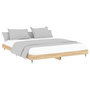 Voir la diapositive 4 : VIDAXL Cadre de lit sans matelas chene sonoma 120x200 cm