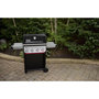 Voir la diapositive 2 : Weber Barbecue gaz Spirit E-425 mix black grill et plancha sur chariot, 61x45 cm