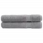 Voir la diapositive 1 : VIDAXL Serviettes de qualité supérieure SOLUND 2 pcs gris 600 g m²