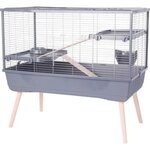 Zolux Cage grillagée lapin et rongeur sur pieds NeoLife 100 L - Zolux Gris