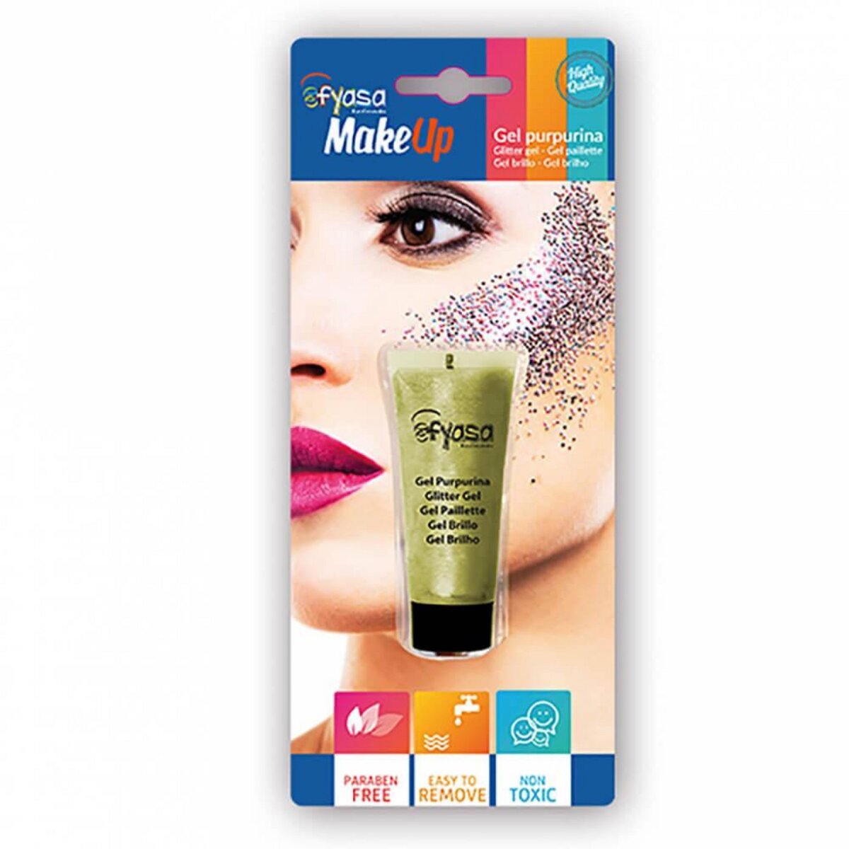 EURO CARNAVALES Gel Paillette Or 14 Ml