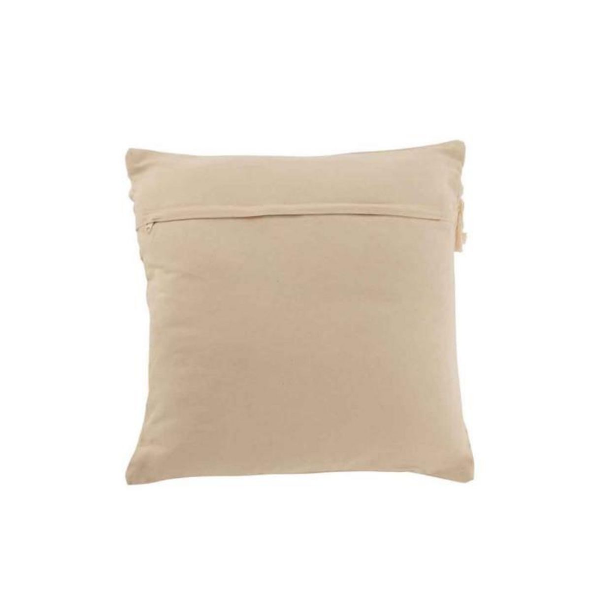 Paris Prix Coussin Déco avec Franges  Cosy  50x50cm Beige