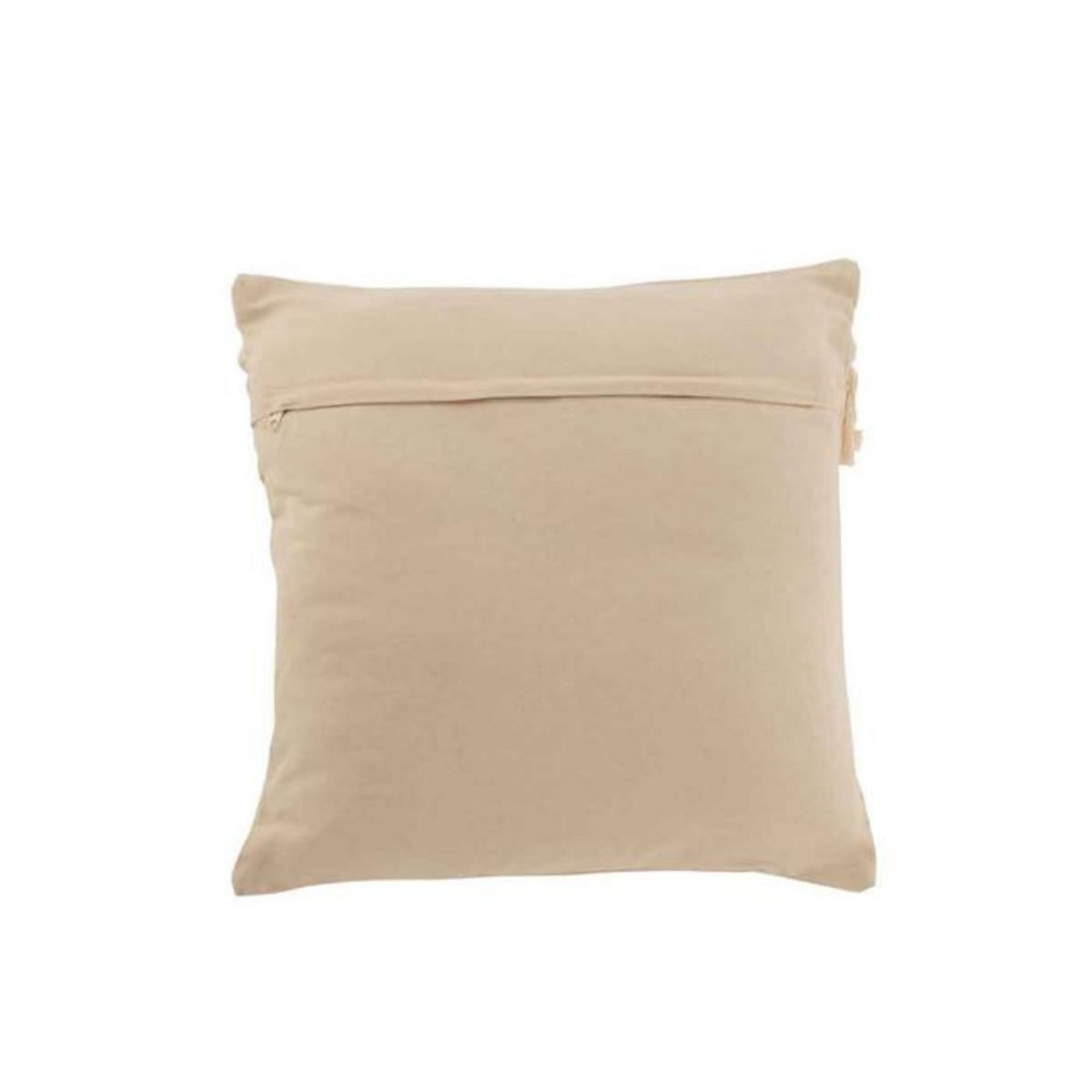 Paris Prix Coussin Déco avec Franges  Cosy  50x50cm Beige