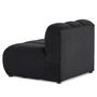 Voir la diapositive 6 : LISA DESIGN Debbie - module d'assise sans accoudoirs en tissu texturé