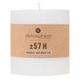 Voir la diapositive 3 : COMPTOIR DE LA BOUGIE Bougie Cylindrique  Rustic  10cm Blanc