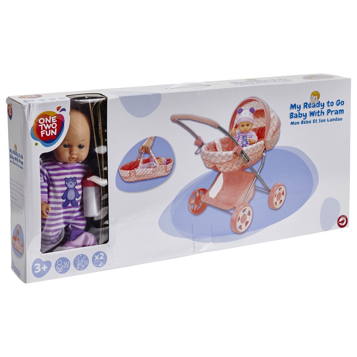 One Two Fun Ensemble poupée et landau