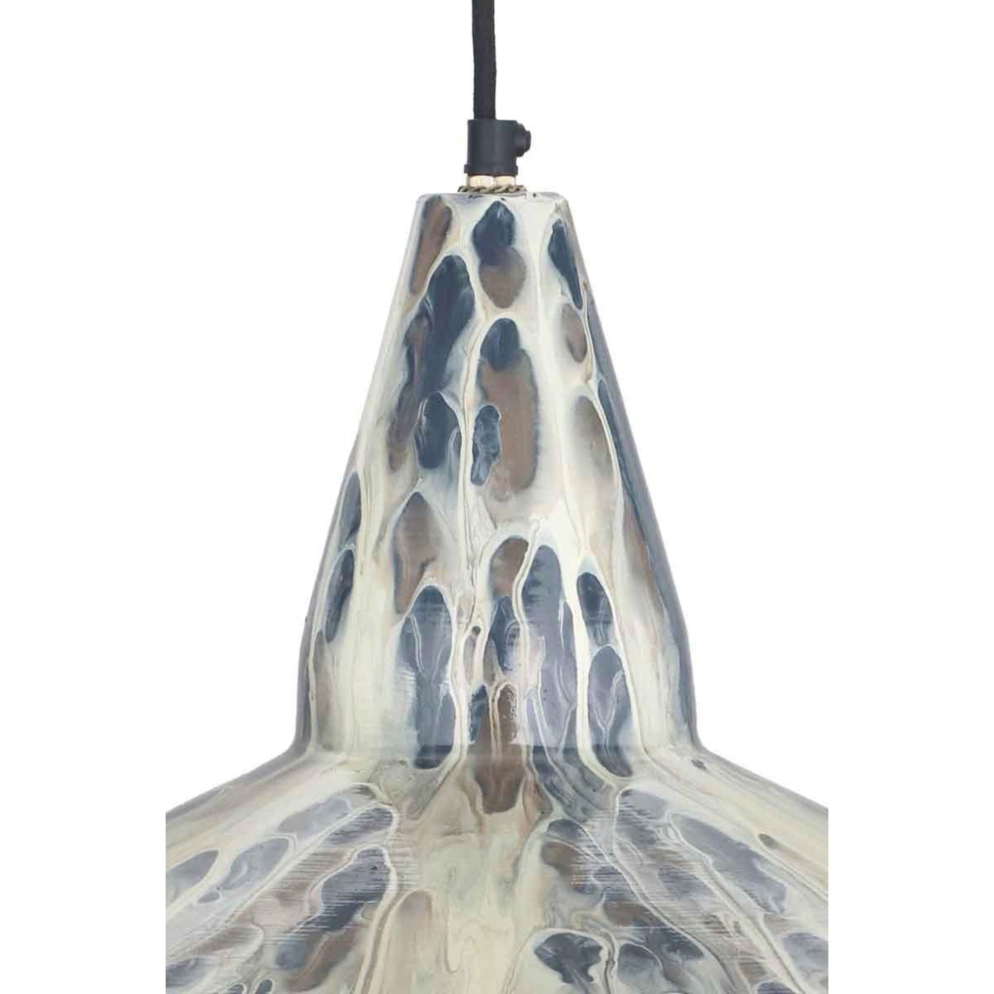 Voir la diapositive 4 : Paris Prix Lampe suspension vintage  harlow  49cm crème