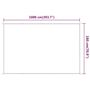 Voir la diapositive 6 : VIDAXL Auvent vertical Blanc 180x1000 cm Tissu oxford