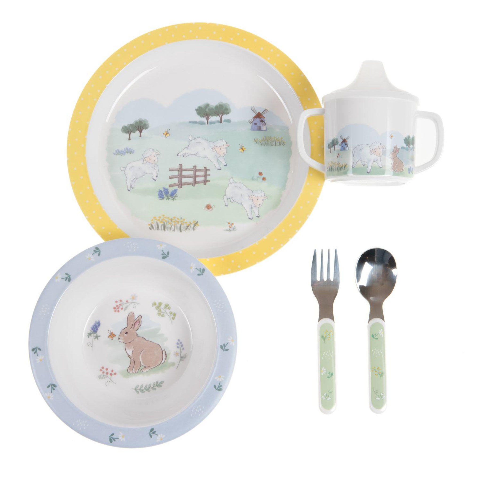 Voir la diapositive 3 : Amadeus Valisette coffret set repas 5 pièces campagne