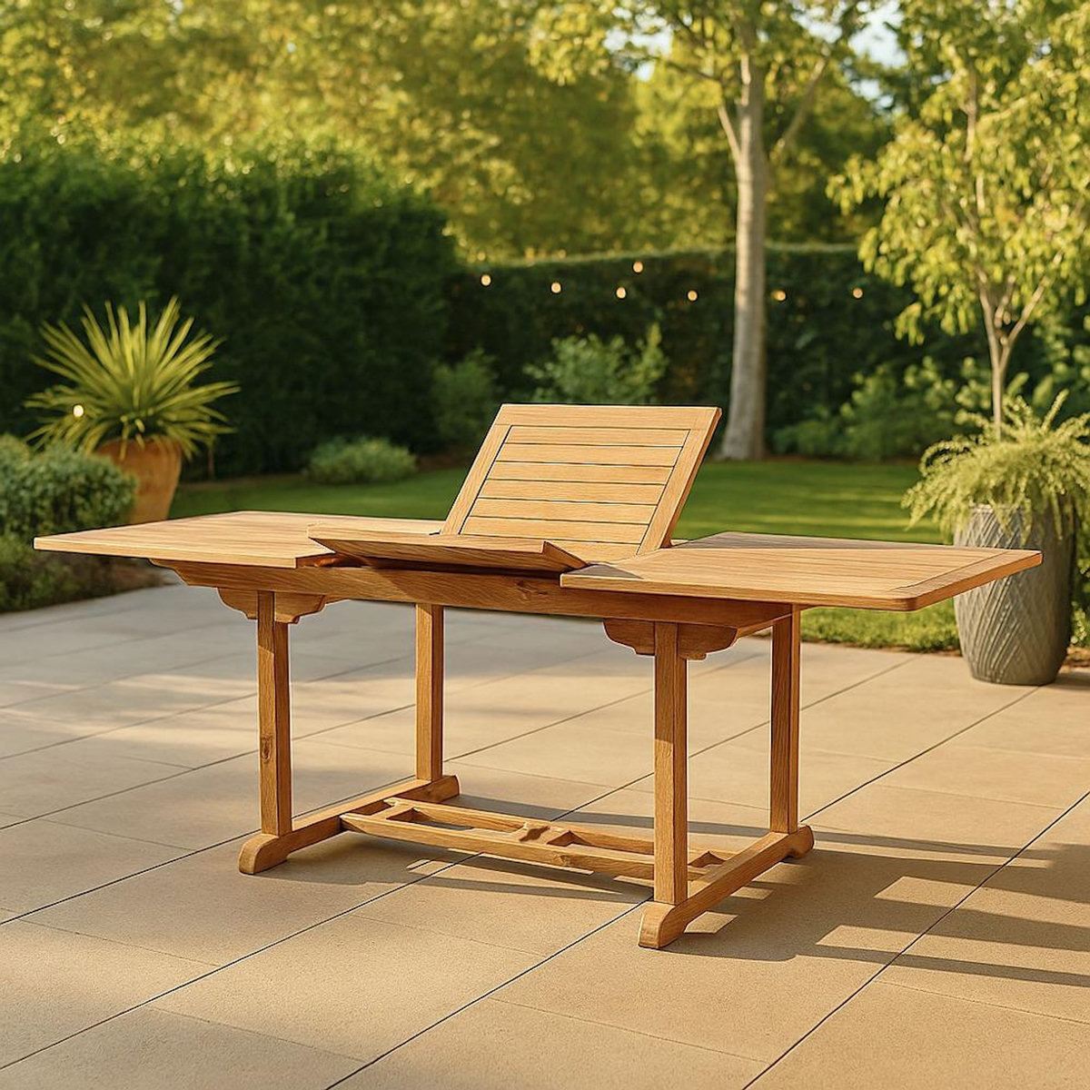 CONCEPT USINE Table rectangulaire + 10 chaises KAJANG