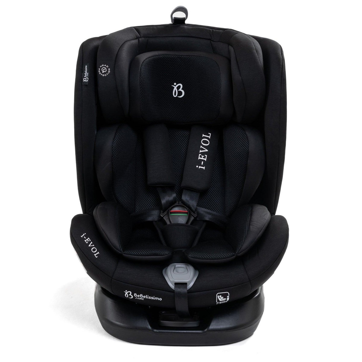 BEBELISSIMO Bebelissimo - Siège auto Isofix - pivontant 360 ° - 40-150 cm -  0-36kg  i- Evol - noir