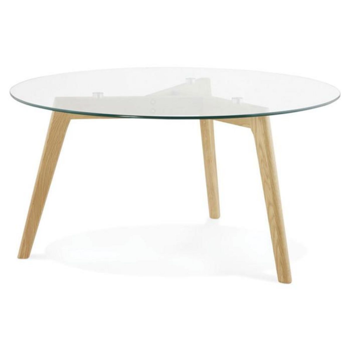Paris Prix Table Basse Design  Kastra  90cm Transparent