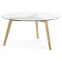 Voir la diapositive 1 : Paris Prix Table Basse Design  Kastra  90cm Transparent
