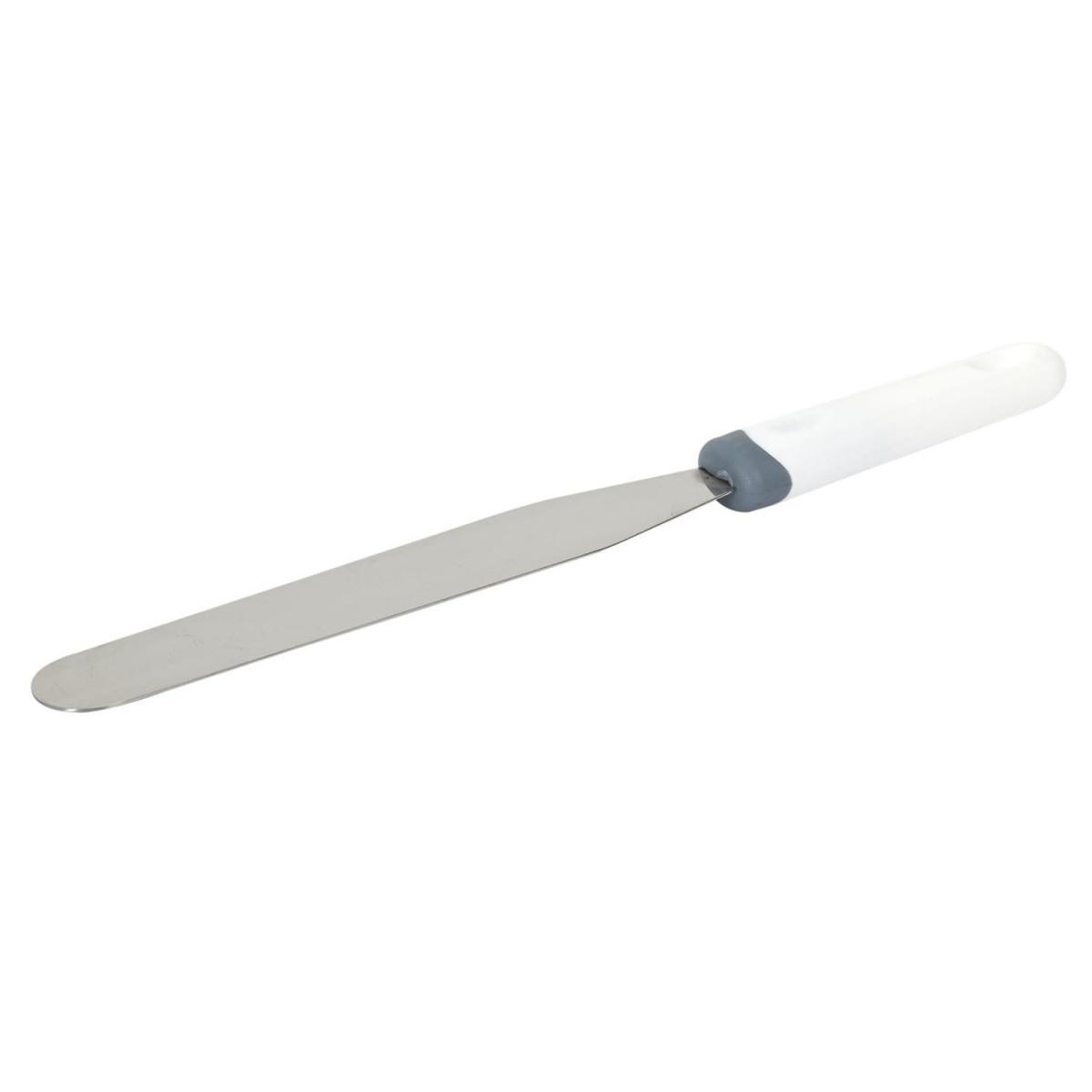 Voir la diapositive 2 : Lily Cook Spatule en inox  glaçage  38cm gris
