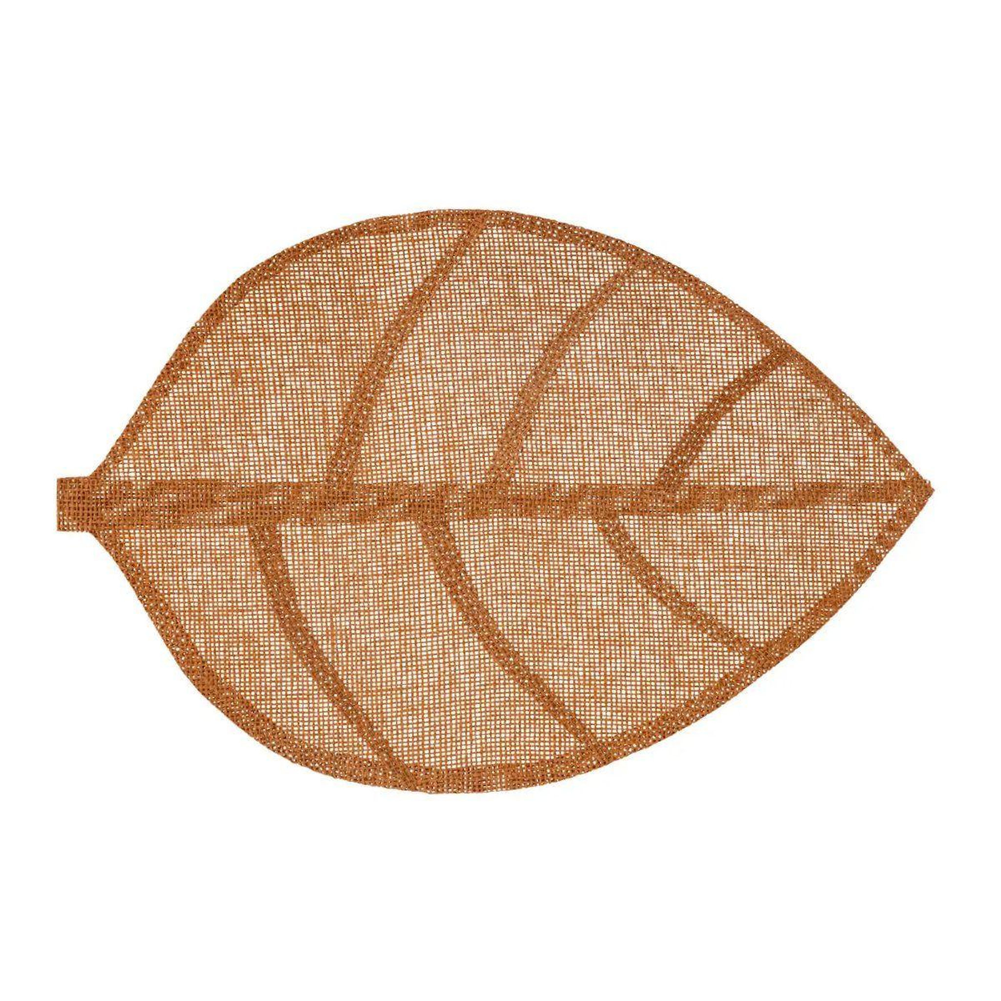 SECRET DE GOURMET Set de Table  Feuille  33x50cm Marron