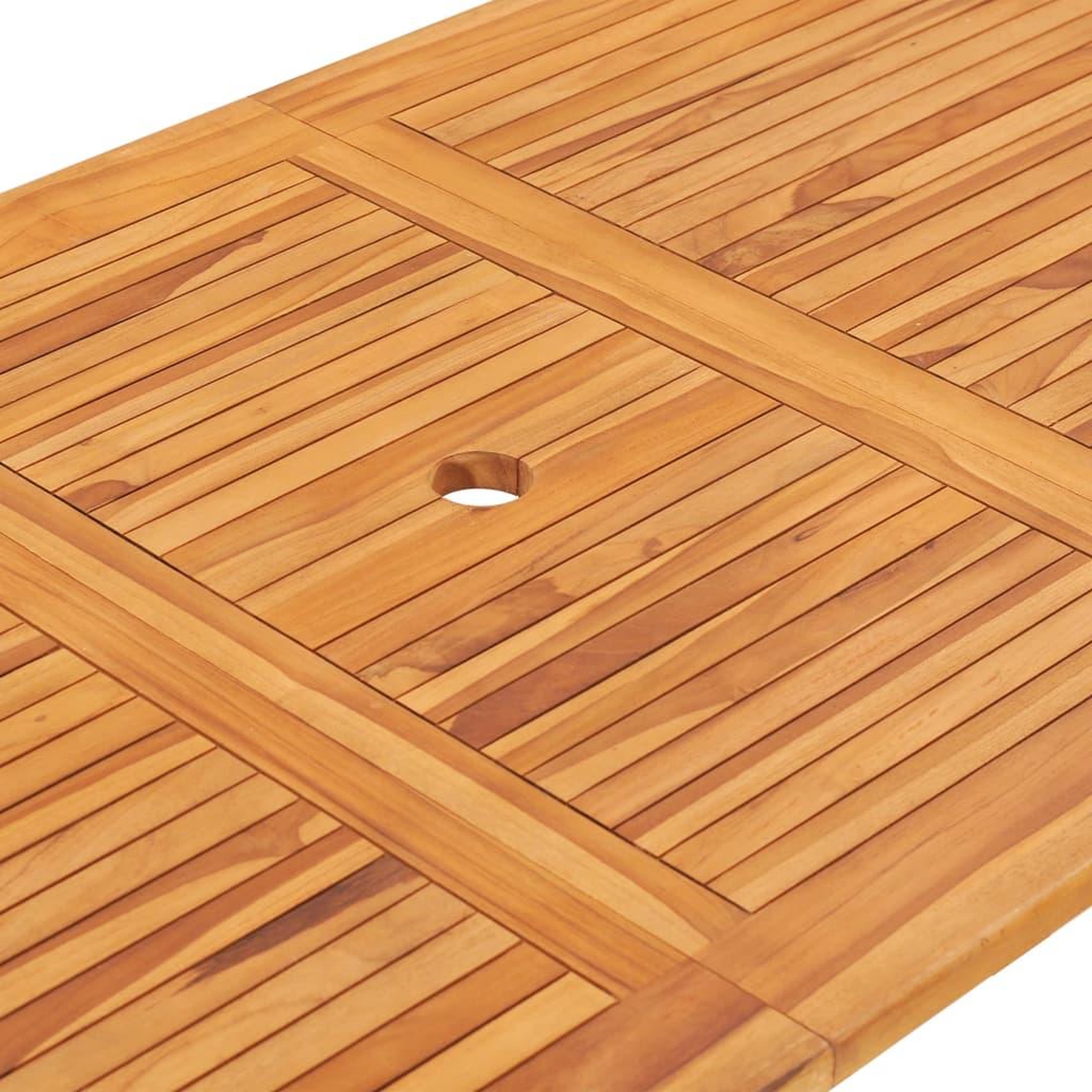 Voir la diapositive 5 : VIDAXL Table pliable de jardin 160x80x75 cm bois de teck solide