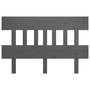 Voir la diapositive 3 : VIDAXL Tete de lit Gris 143,5x3x81 cm Bois massif de pin