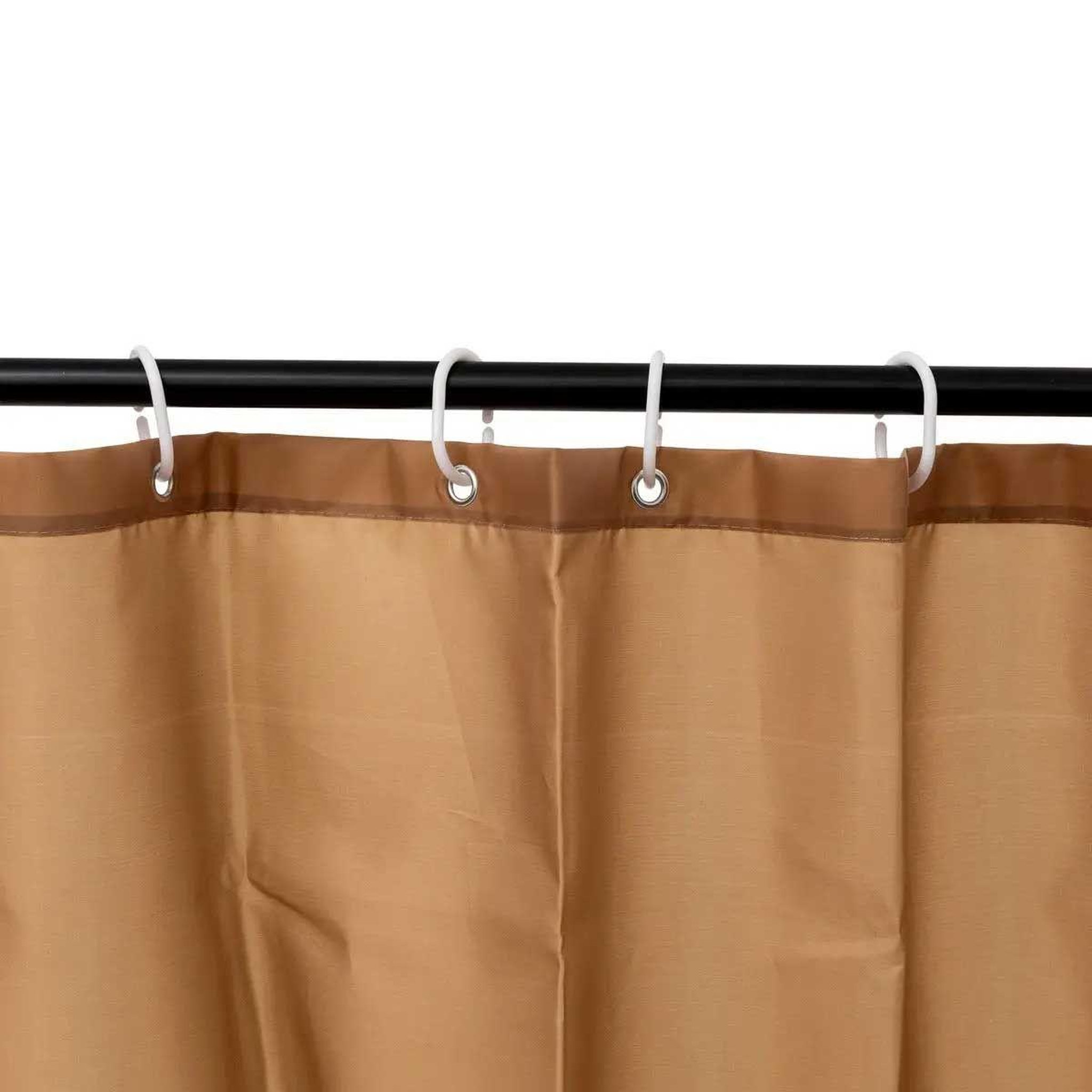 Voir la diapositive 1 : FIVE Rideau de Douche  Classique  180x200cm Marron Tabac
