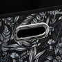 Voir la diapositive 4 : FIVE Lot de 2 boites de rangement en tissu Botanical - 31x31x31cm - Noir