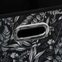 Voir la diapositive 4 : FIVE Lot de 2 boites de rangement en tissu Botanical - 31x31x31cm - Noir
