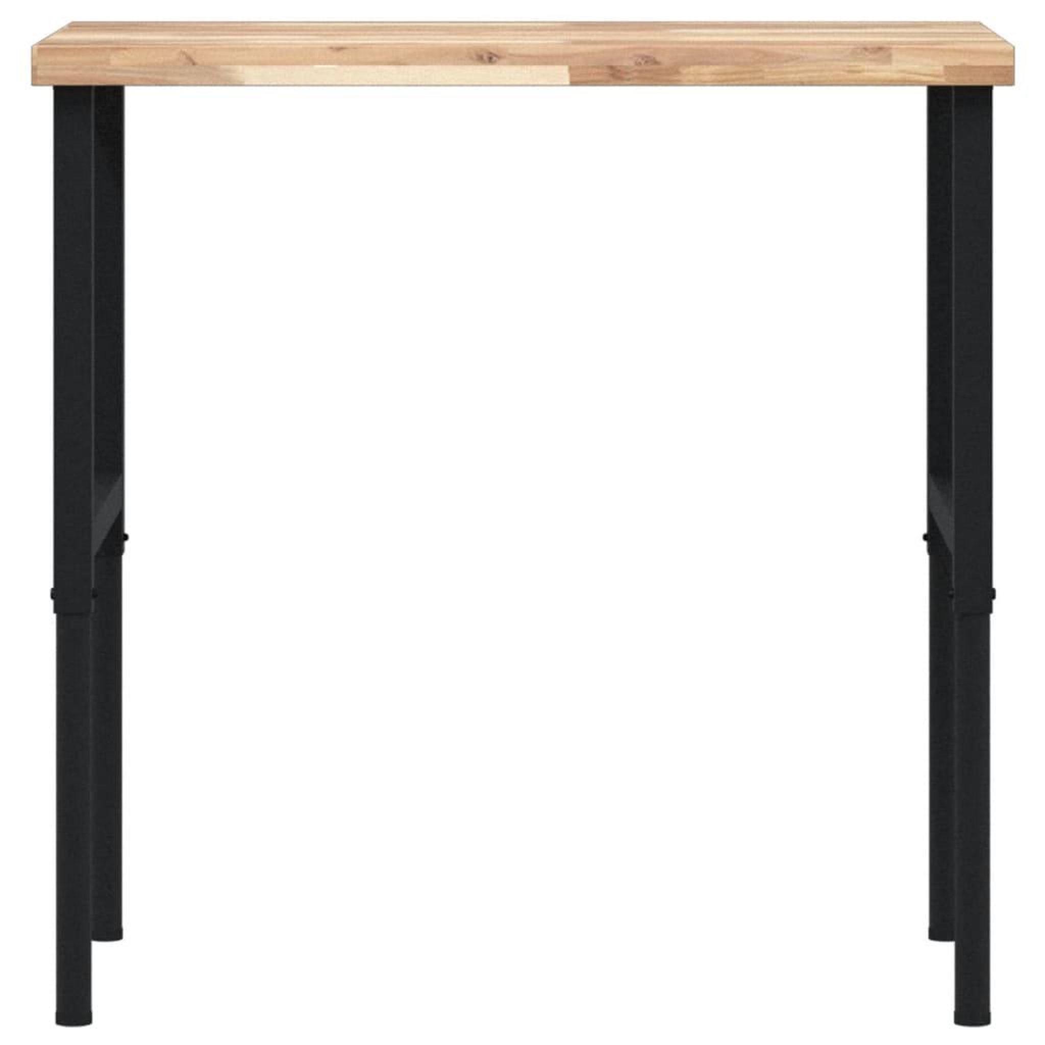 Voir la diapositive 4 : VIDAXL Etabli 100x60x(73-99,5) cm bois de chene massif rectangulaire