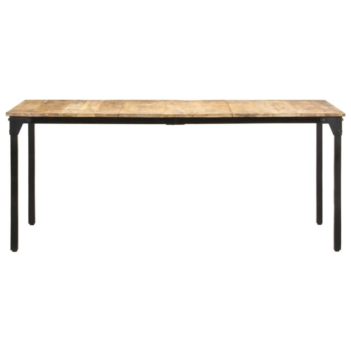 VIDAXL Table a manger 180x90x76 cm Bois de manguier brut