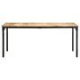 Voir la diapositive 2 : VIDAXL Table a manger 180x90x76 cm Bois de manguier brut