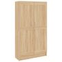 Voir la diapositive 2 : VIDAXL Bibliotheque Chene sonoma 82,5x30,5x150 cm Bois d'ingenierie