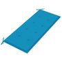 Voir la diapositive 5 : VIDAXL Banc de jardin pliable avec coussin 118 cm Bambou