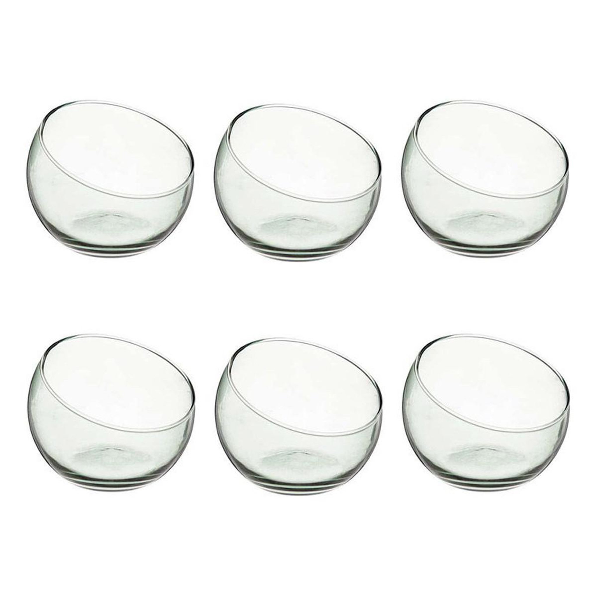 Voir la diapositive 1 : SECRET DE GOURMET Lot de 6 verrines rondes  palm  10cm vert