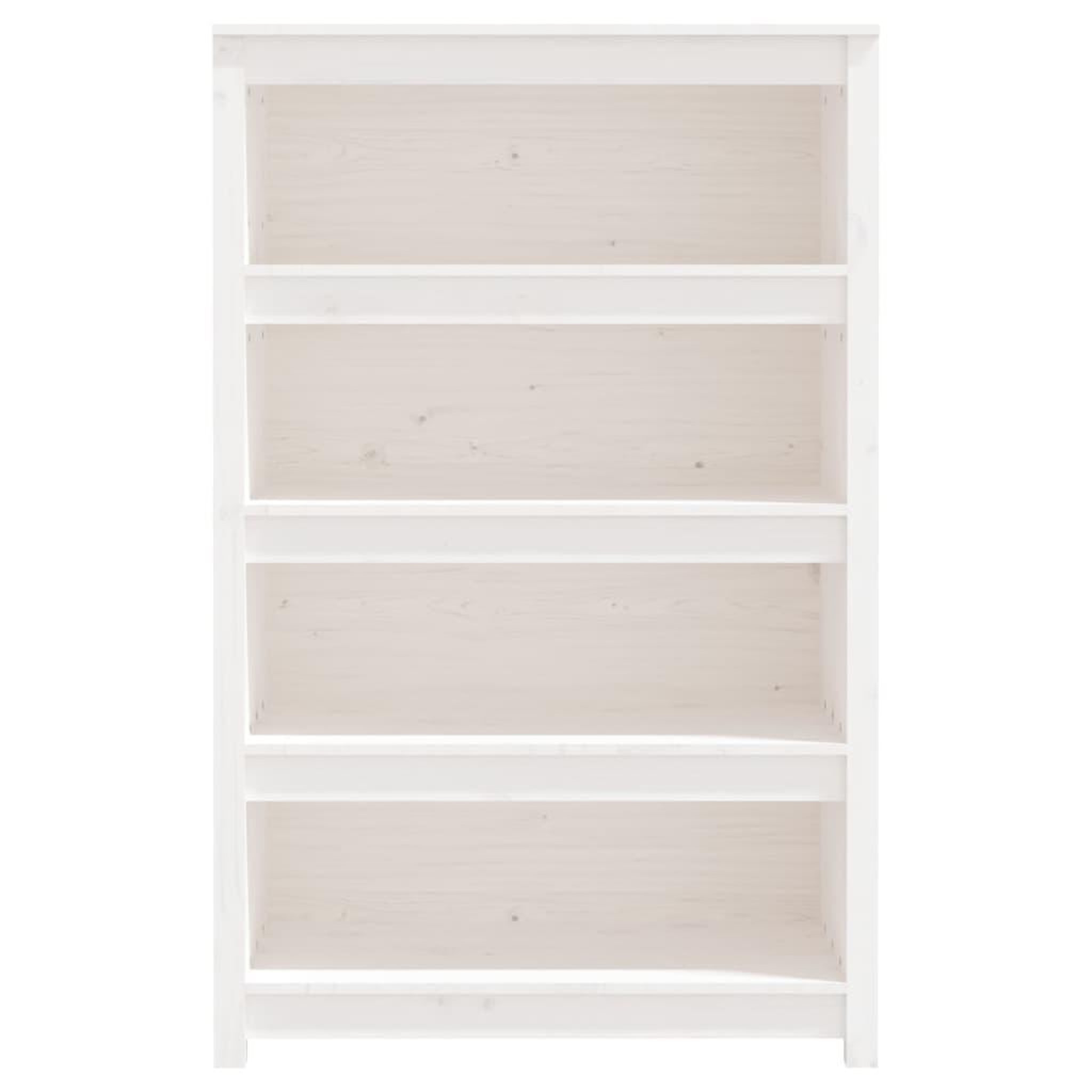 Voir la diapositive 5 : VIDAXL Bibliotheque Blanc 80x35x126 cm Bois de pin massif