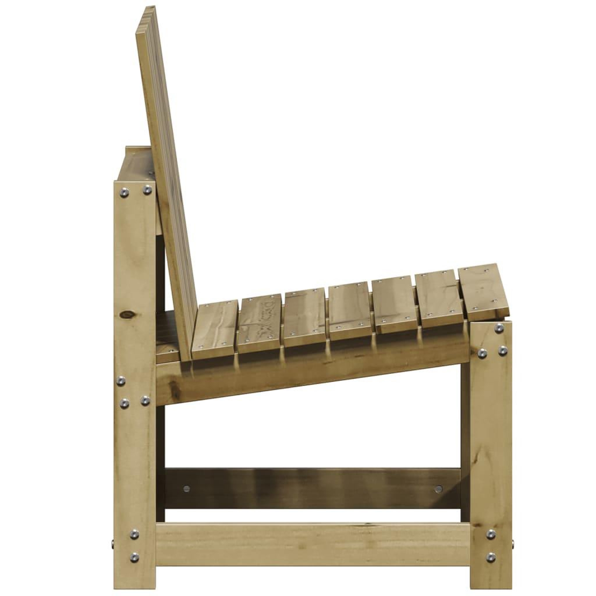 Voir la diapositive 5 : VIDAXL Chaise de jardin 50,5x55x77 cm bois de pin impregne