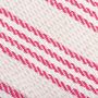 Voir la diapositive 6 : VIDAXL Couverture coton a rayures 160x210 cm Rose et Blanc