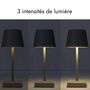 Voir la diapositive 3 : Paris Prix Lampe à Poser Tactile  LED  26cm Taupe