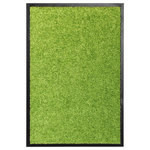 VIDAXL Paillasson lavable Vert 40x60 cm
