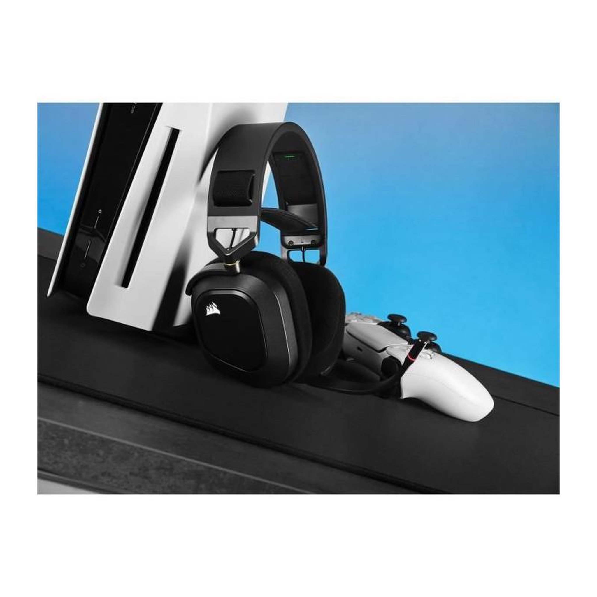 Voir la diapositive 6 : Corsair CORSAIR Casque sans fil HS80 RGB - Carbone CA-9011235-EU