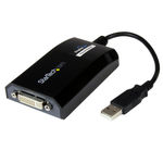 Startech StarTech.com Adaptateur USB vers DVI - 1920x1200 - Carte Graphique et Vidéo Externe - Câble Adaptateur d'Écran Double - Compatible Mac et Windows