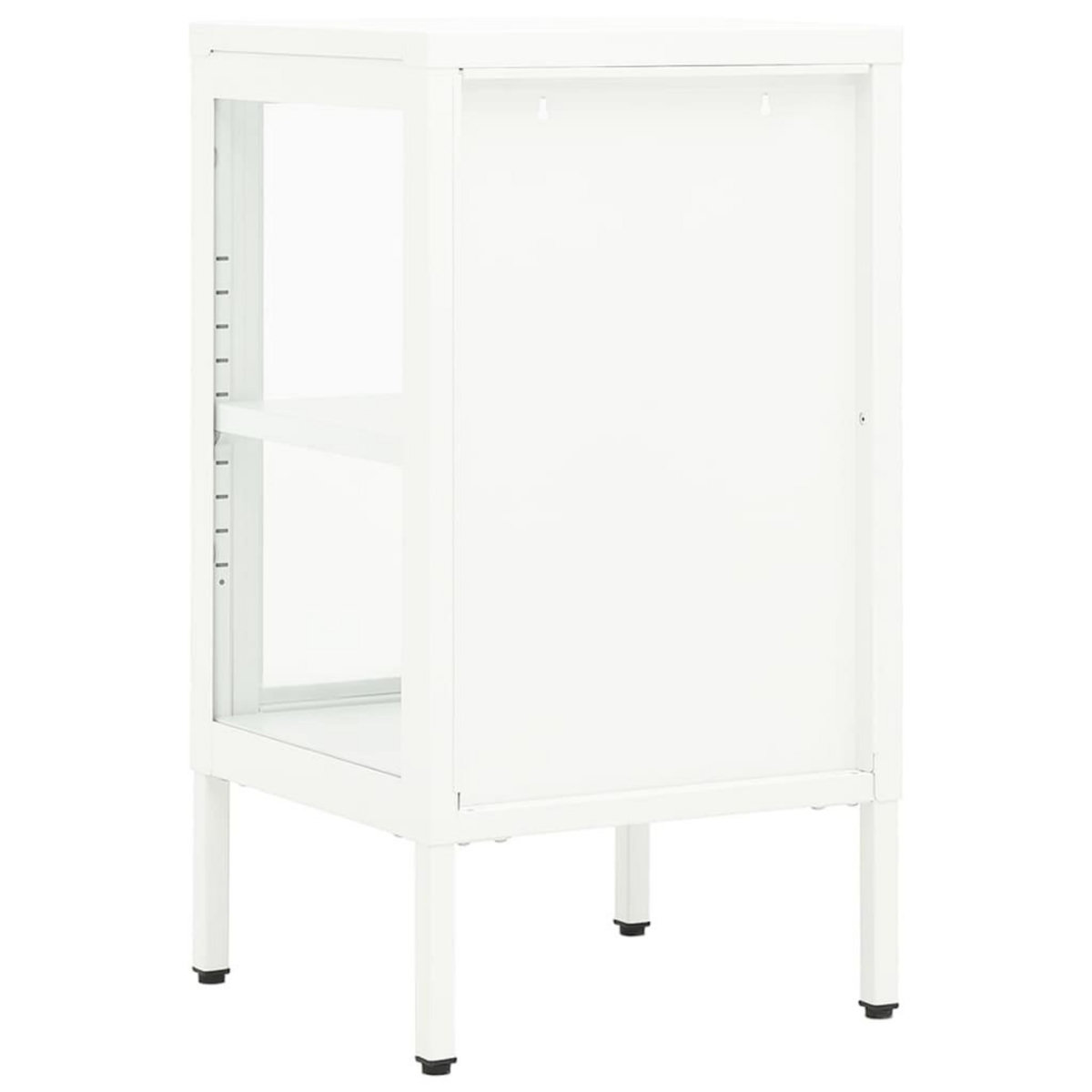 VIDAXL Buffet 38x35x70 cm Metal et verre